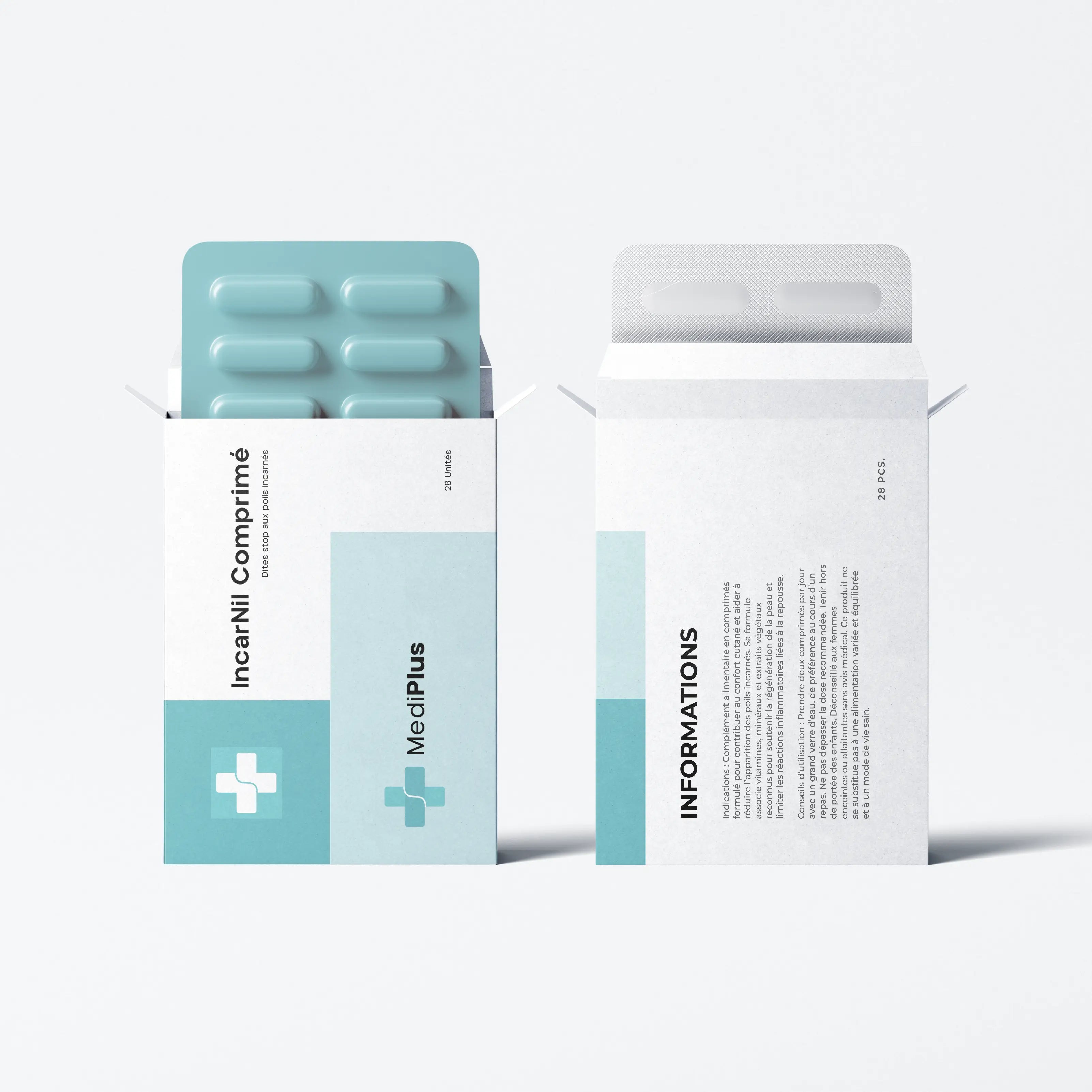 IncarNil Comprimé — Lutte contre les poils incarnés